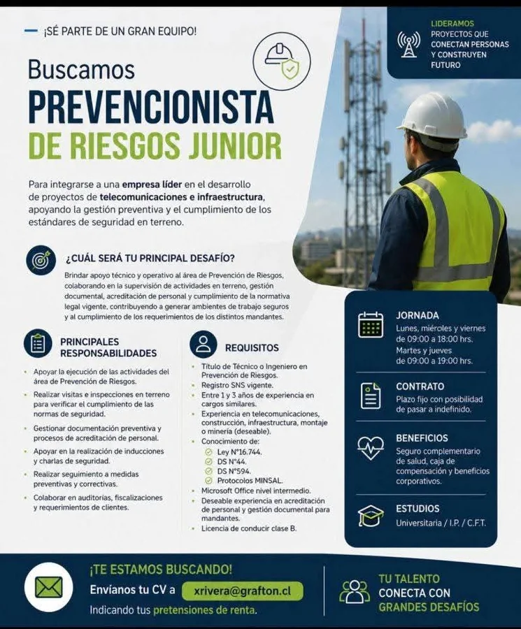 Prevencionista de Riesgos Junior - imagen 1