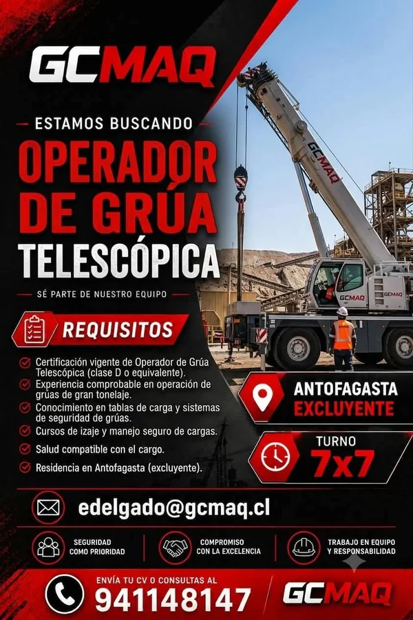 Operador de Grúa Telescópica - imagen 1