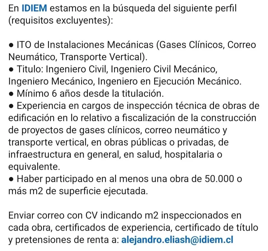 ITO de Instalaciones Mecánicas - imagen 1