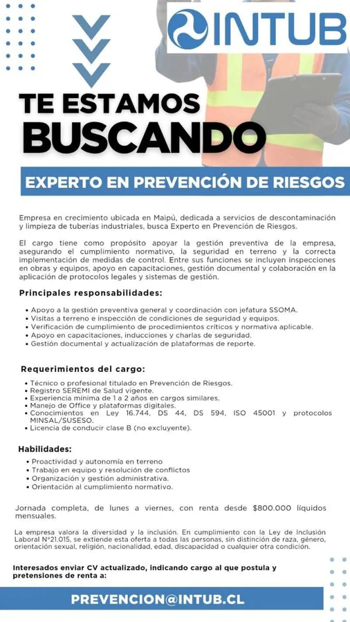 Experto en Prevención de Riesgos - imagen 1