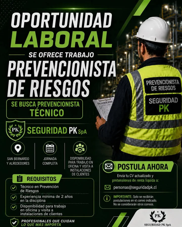 Prevencionista de Riesgos - imagen 1