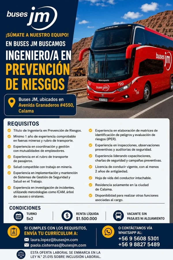 Ingeniero/a en Prevención de Riesgos - imagen 1