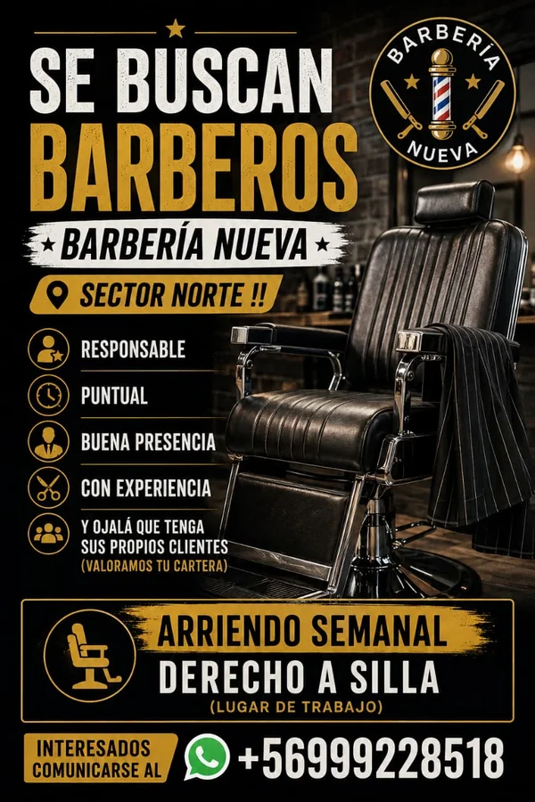Barbero para barbería nueva - imagen 1