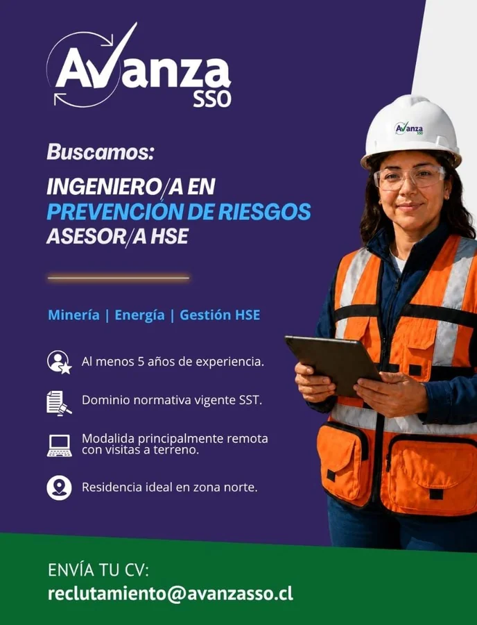 Ingeniero/a en Prevención de Riesgos - Asesor/a HSE - imagen 1