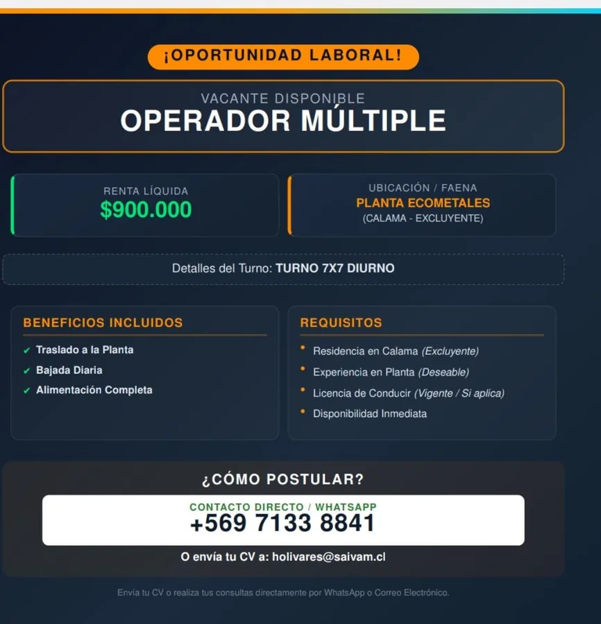 Operador Múltiple - imagen 1