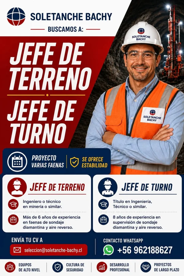 Jefe de Terreno y Jefe de Turno - imagen 1