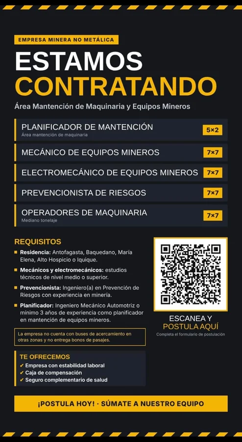 Personal de Mantención y Operaciones Mineras - imagen 1