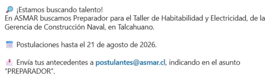 Preparador Taller de Habitabilidad y Electricidad - imagen 1