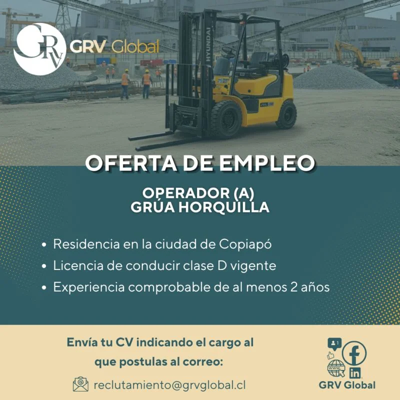 Operador(a) de Grúa Horquilla - imagen 1