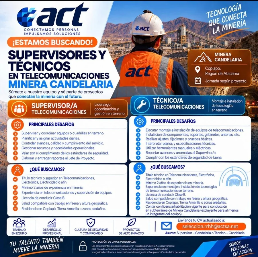 Supervisor y Técnico en Telecomunicaciones - imagen 1