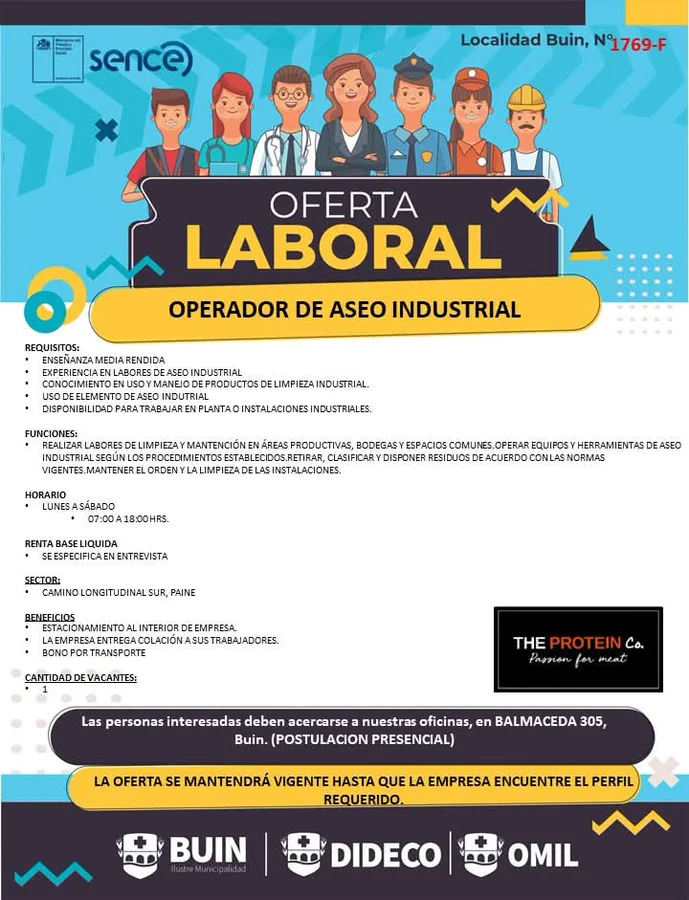 Operador de Aseo Industrial - imagen 1