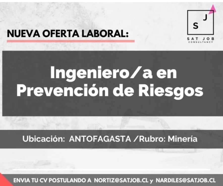 Ingeniero/a en Prevención de Riesgos - Minería - imagen 1