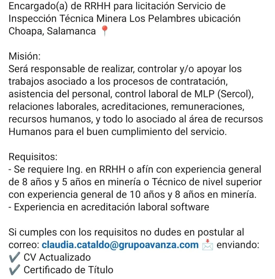 Encargado de Recursos Humanos - imagen 1