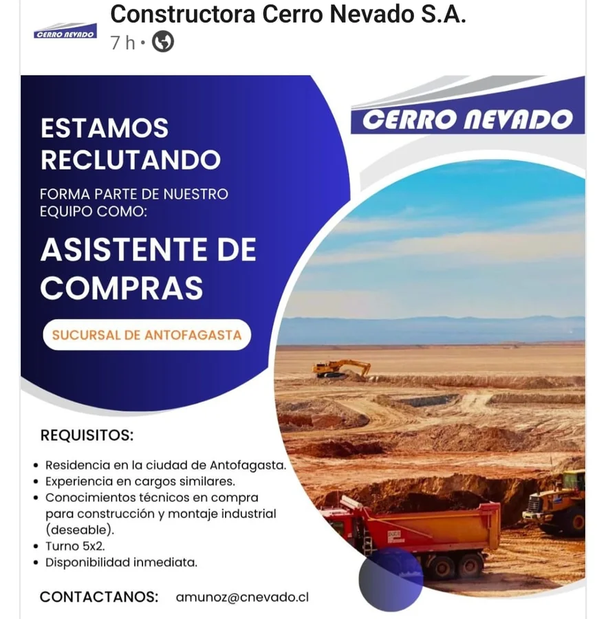 Asistente de Compras - Antofagasta - imagen 1