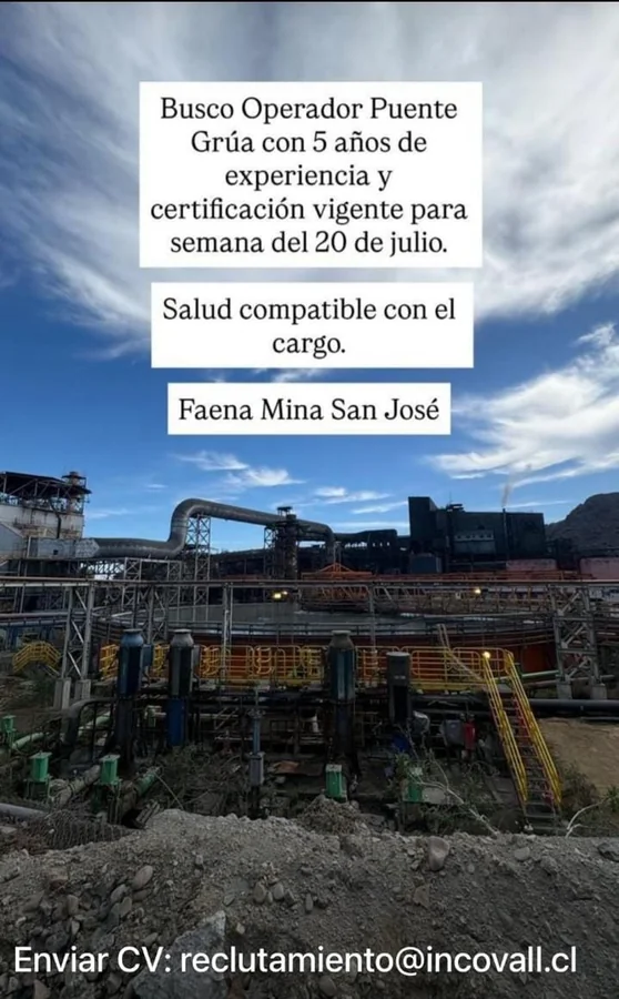 Operador de Puente Grúa con Experiencia y Certificación - imagen 1