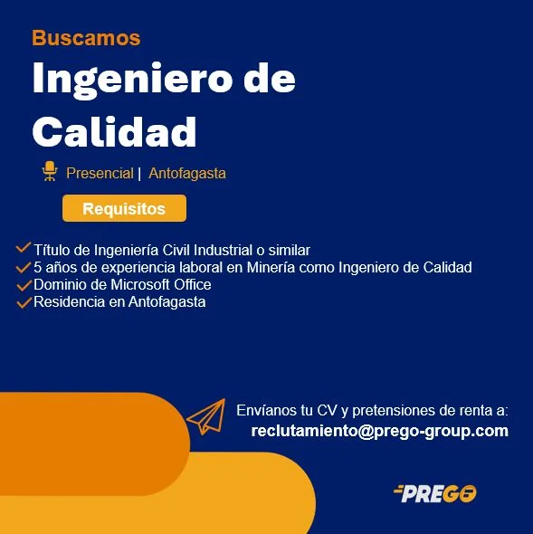Ingeniero de Calidad para Minería en Antofagasta - imagen 1