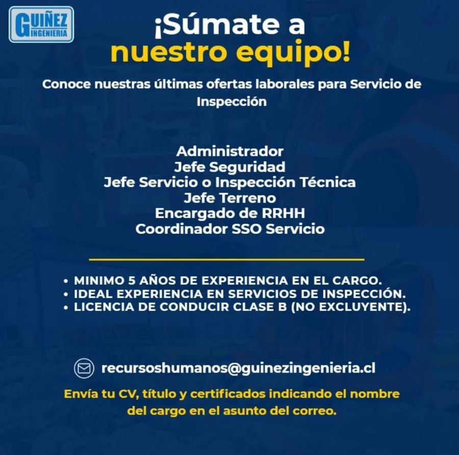 Profesionales para Servicio de Inspección - imagen 1