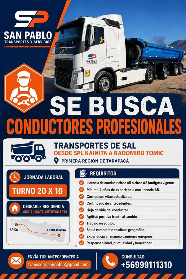 Conductor profesional A5 / A2 - imagen 1