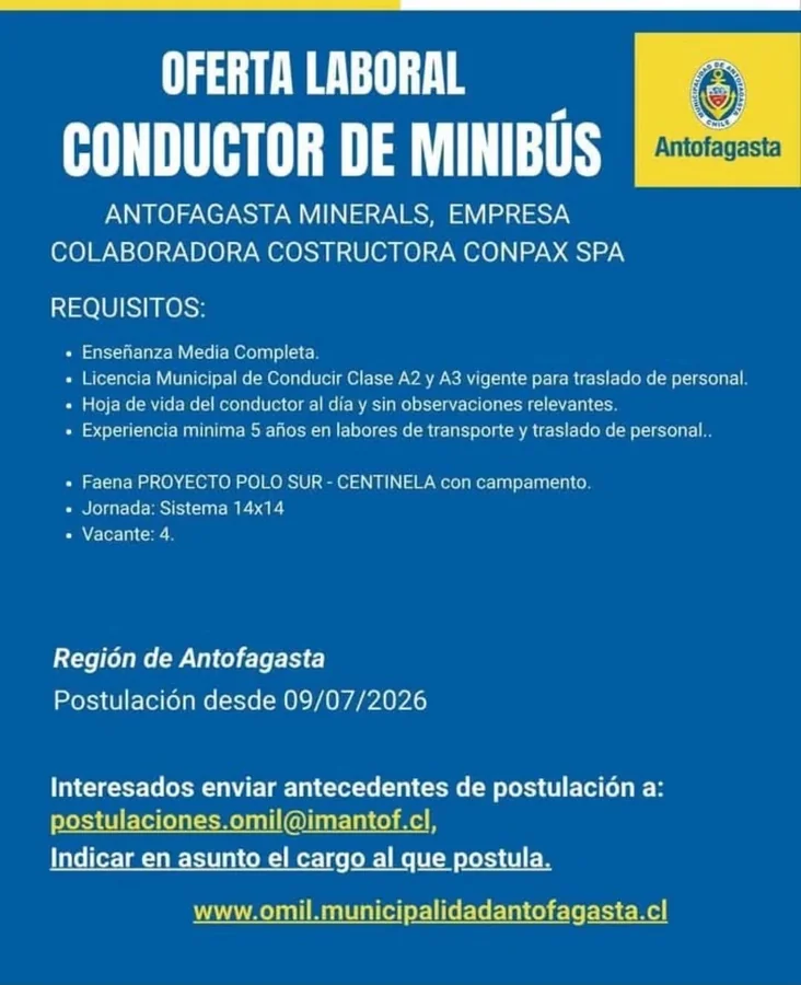 Conductor de Minibús - imagen 1