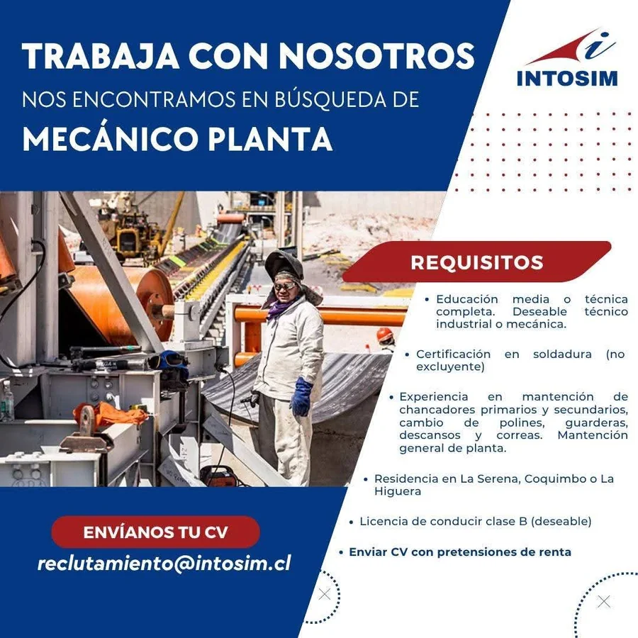 Mecánico de Planta - imagen 1