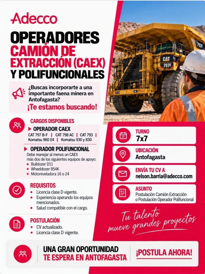 Operadores CAEX y Polifuncionales - imagen 1