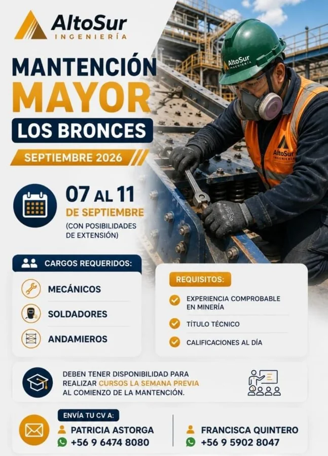 Mecánicos, Soldadores y Andamieros - imagen 1