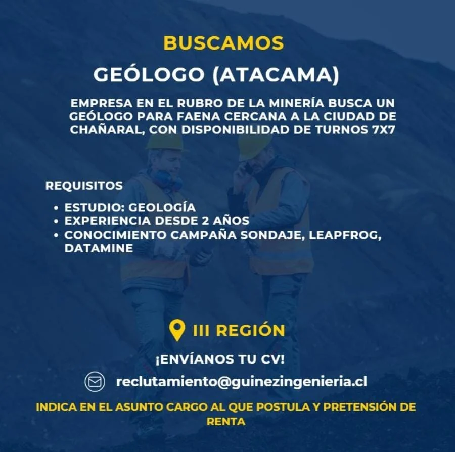 Geólogo de Faena - imagen 1