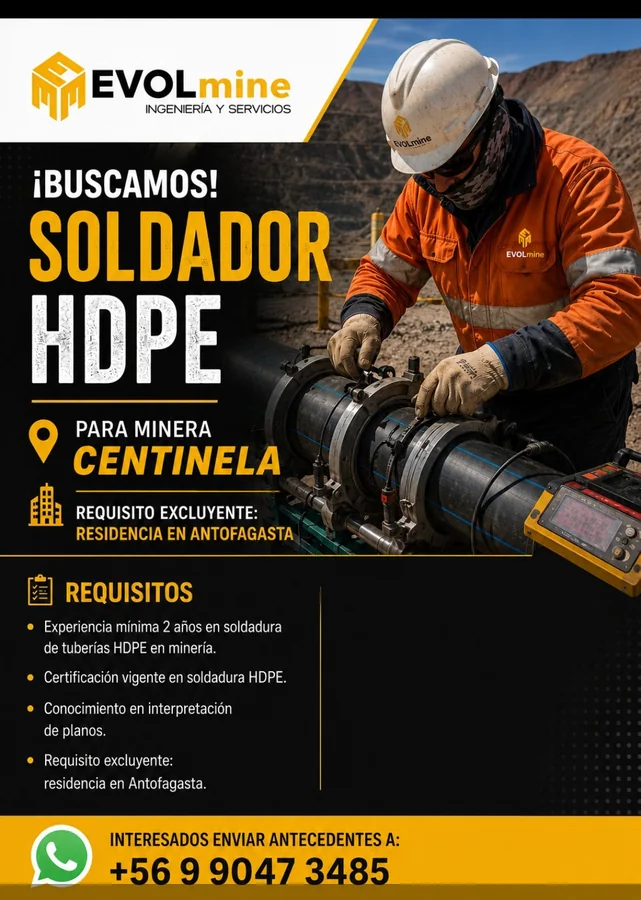 Soldador HDPE para Minería - imagen 1