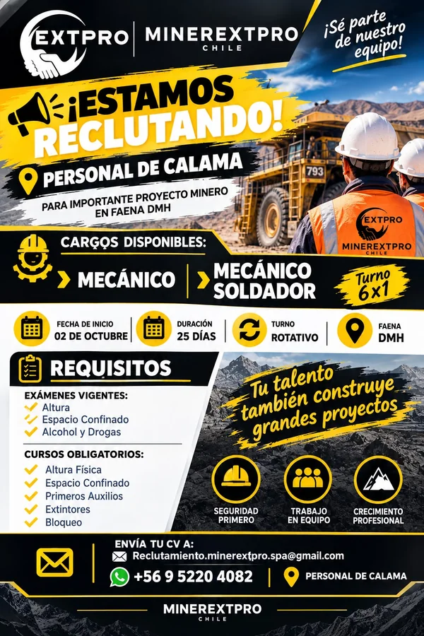 Mecánico y Mecánico Soldador - imagen 1