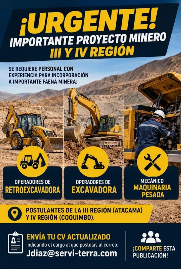 Operadores de Maquinaria Pesada y Mecánicos - imagen 1