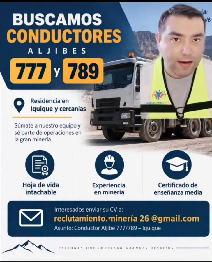 Conductor Aljibe 777 / 789 - imagen 1