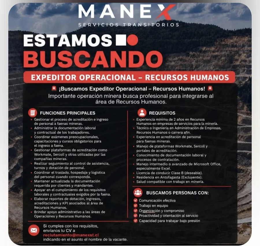 Expeditor Operacional - Recursos Humanos - imagen 1