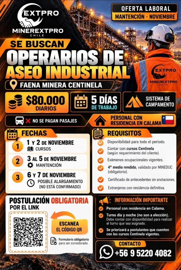 Operarios de Aseo Industrial - imagen 1