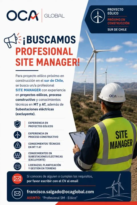 Site Manager - Proyecto Eólico - imagen 1