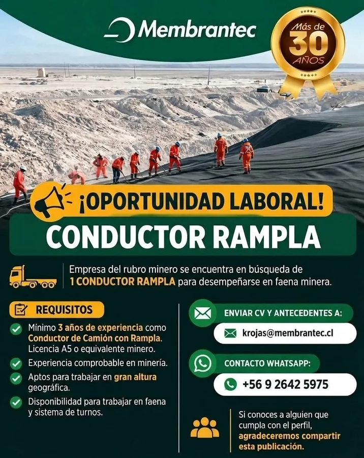 Conductor Rampla - imagen 1