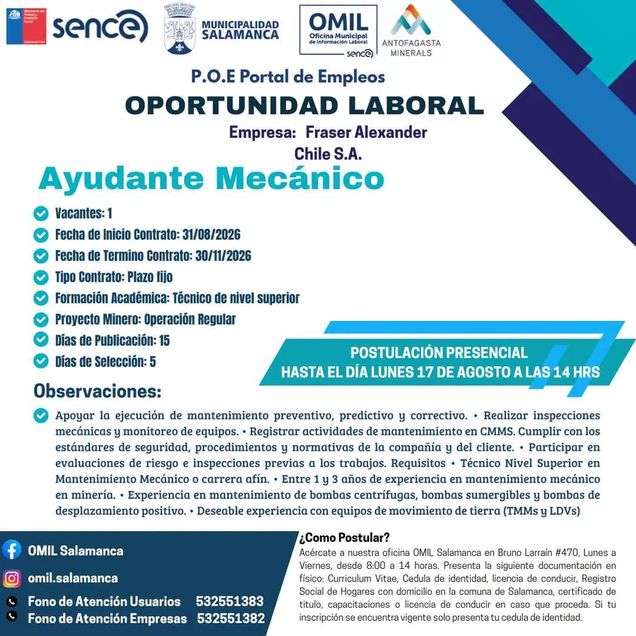 Ayudante Mecánico - imagen 1