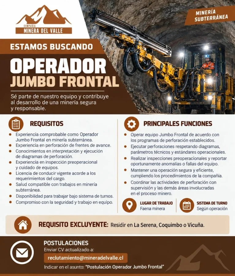Operador Jumbo Frontal - imagen 1