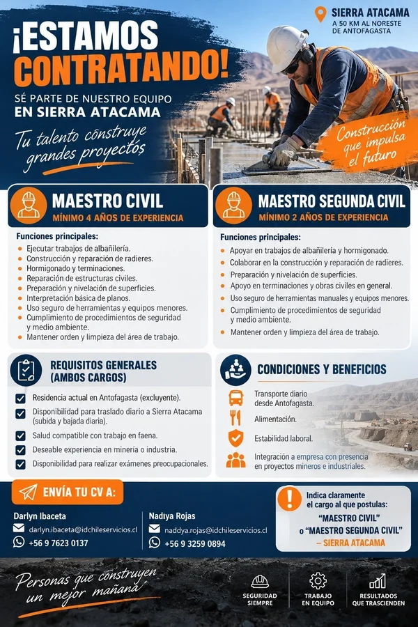 Maestro Civil y Maestro Segunda Civil - imagen 1