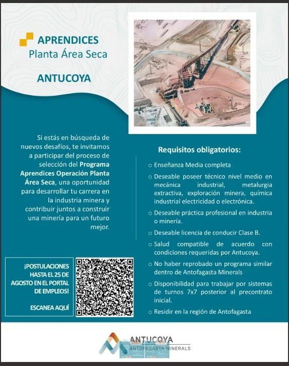 Aprendices Operación Planta Área Seca - imagen 1