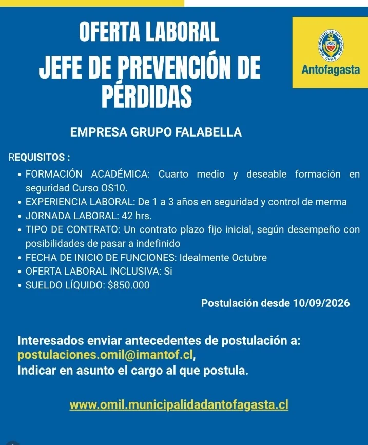 Jefe de Prevención de Pérdidas - imagen 1