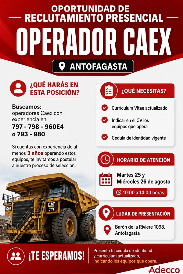 Operador CAEX - imagen 1