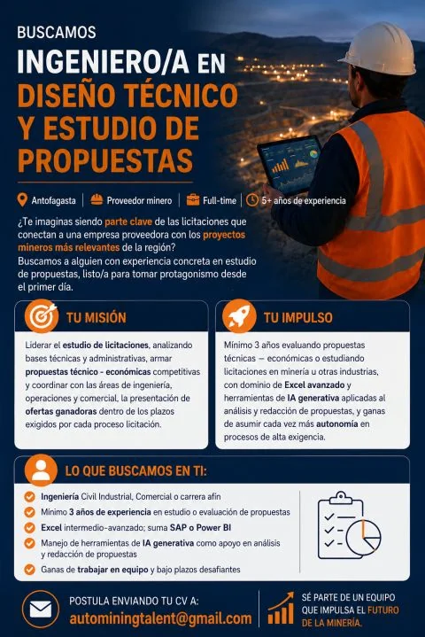 Ingeniero/a en Diseño Técnico y Propuestas - imagen 1