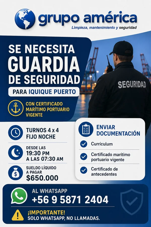 Guardia de seguridad portuario - imagen 1