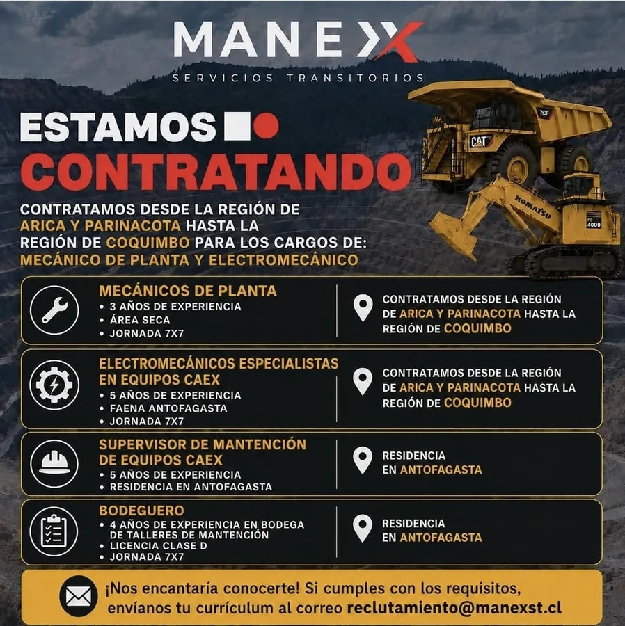 Oportunidades laborales en mantención y logística - imagen 1