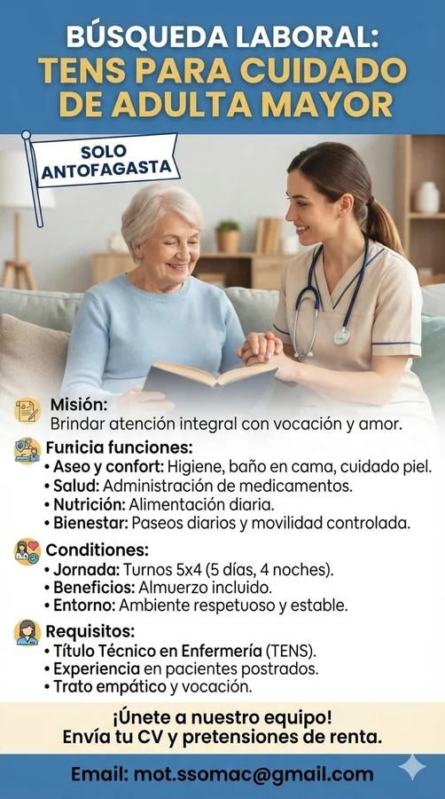 TENS para Cuidado de Adulta Mayor - imagen 1