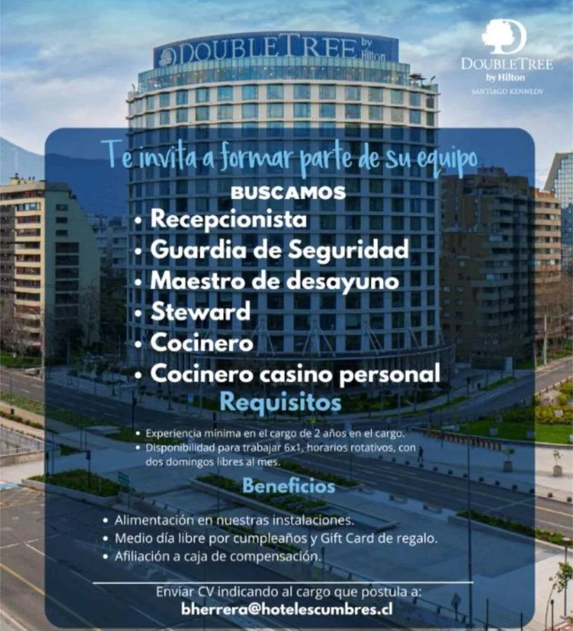 Personal para Hotel DoubleTree by Hilton - imagen 1