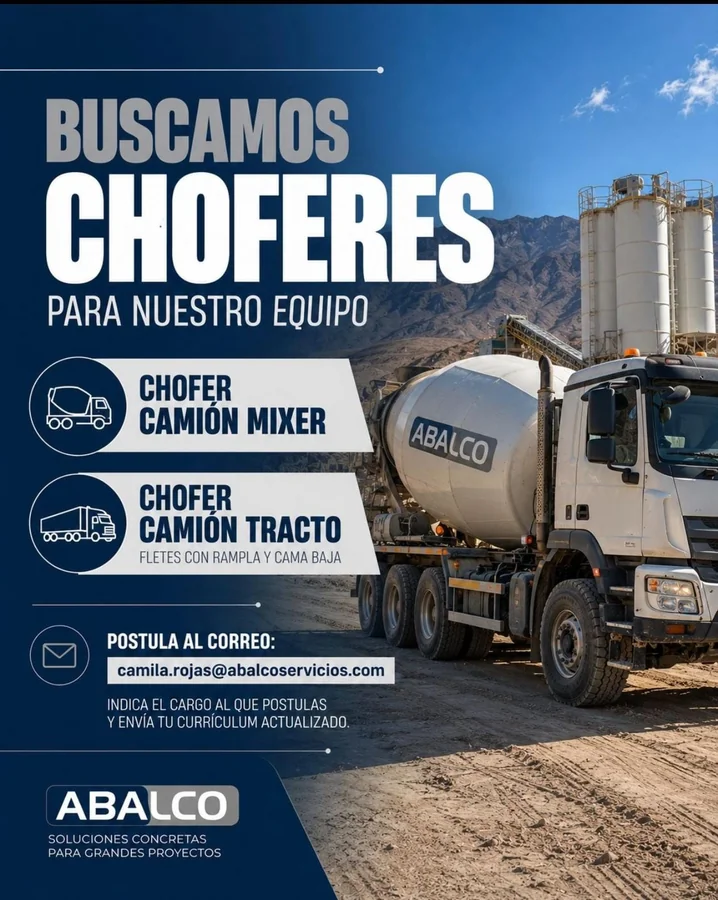 Choferes de Camión Mixer y Tracto - imagen 1
