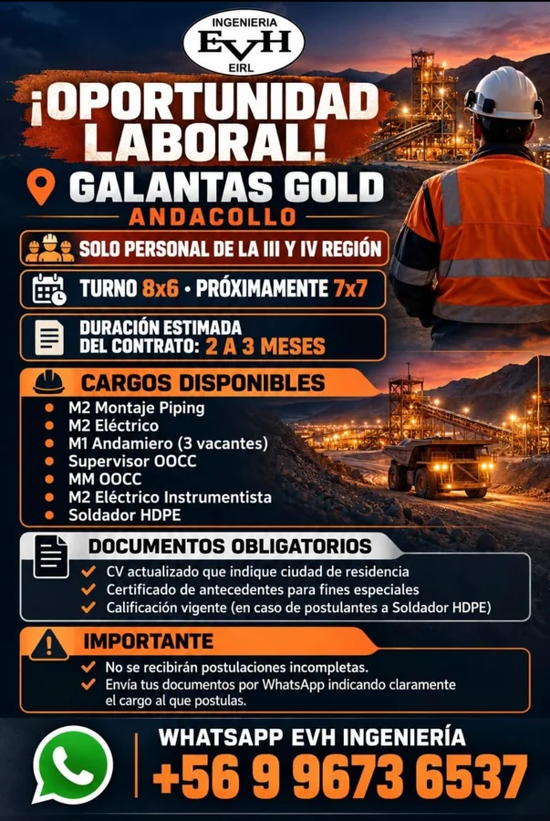 Cargos Operacionales y Supervisor OOCC - imagen 1