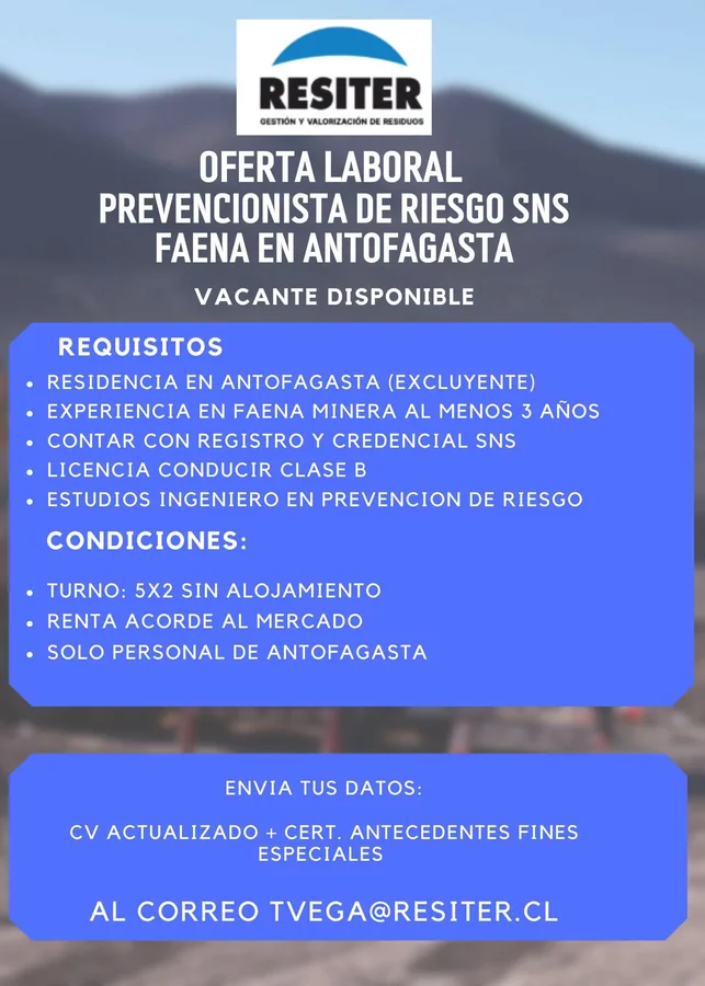 Prevencionista de Riesgo SNS - imagen 1