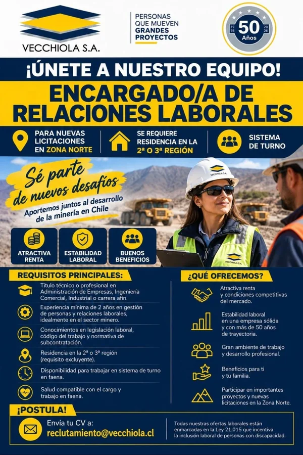 Encargado/a de Relaciones Laborales - imagen 1